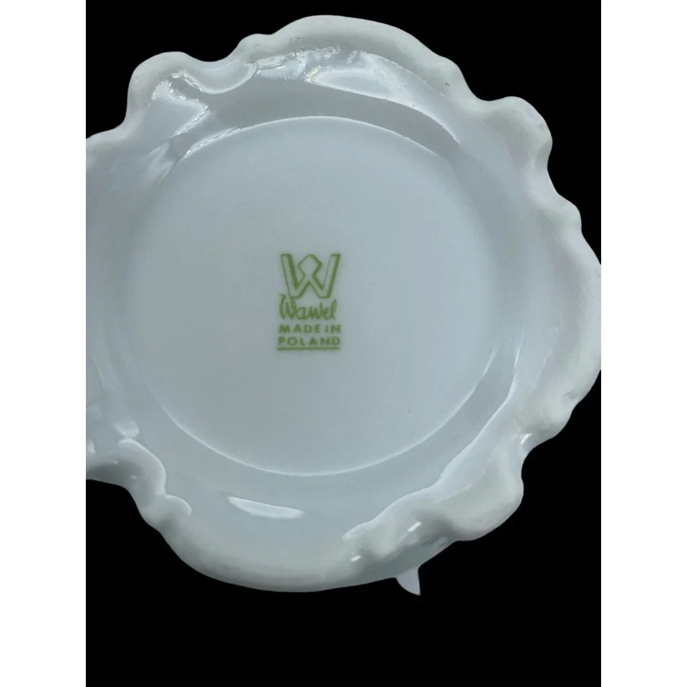 Wawel‎ Coffee /Tea Pot w/Lid White W/ Floral Pattern NW/OTs